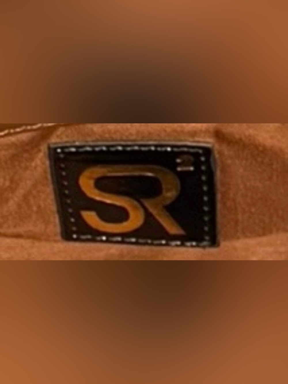 Fringed Brown Side Zip Leather Shoulder Bag - Picture 7 of 10